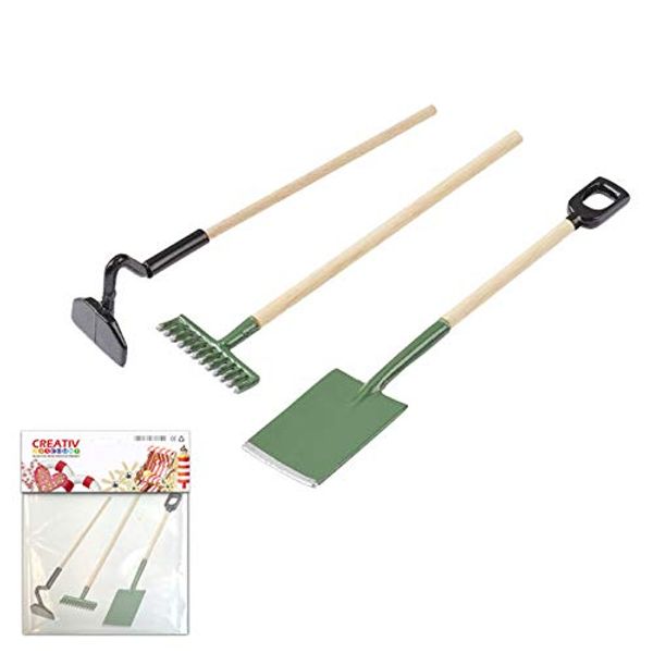 CREATIV DISCOUNT Mini Garden Tool Set, 9 cm, 3 Pieces