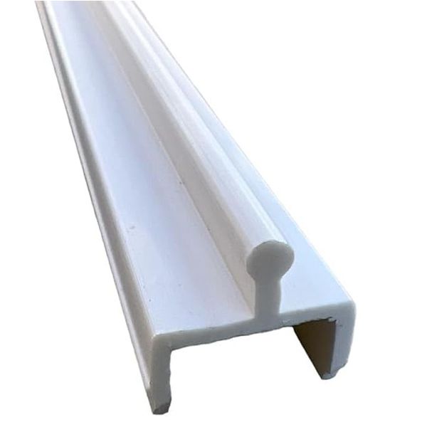 Sliding Screen Door Track 72" White Vinyl