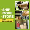 Scotch Sure Start Packing Tape 2 Rolls with Dispenser Durable Easy Unwind
