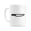 WeDoMugs Kitchen Knife Graphic Icon Ceramic 11oz Coffee Tea Gift Mug Cup