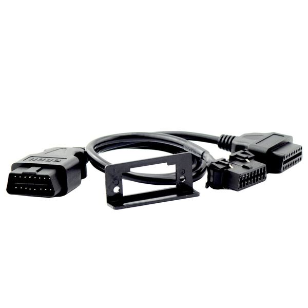 Underdash Mount OBD II Splitter Extension Y Cable J1962 for GPS Tracking Devices