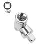 sourcing map 1/4 Inch Drive Spring Loaded Universal Joint Socket, Cr-V
