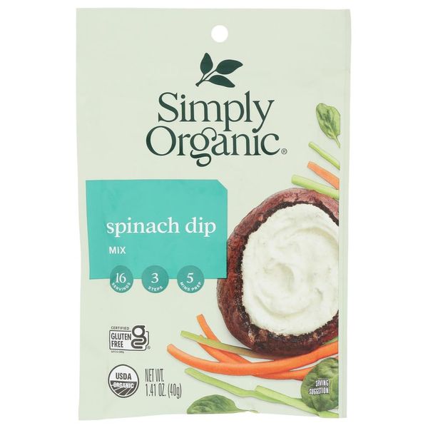 Simply Organic Spinach Dip Mix (12x1.41oz)