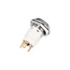 Sourcingmap 16mm 2 Positions Key Locking Push Button Switch with 2 Keys NO NC S1605 1pcs