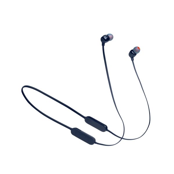 JBL TUNE125BT Bluetooth Earphones, Multi-Point Compatible, Wireless, Microphone Remote Control, USB Type-C Charging, Magnet, Blue JBLT125BTBLU