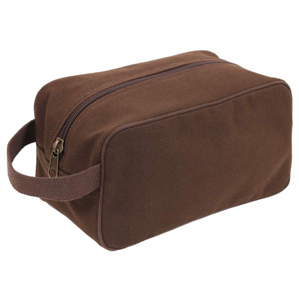 Rothco Canvas Travel Kit, Earth Brown