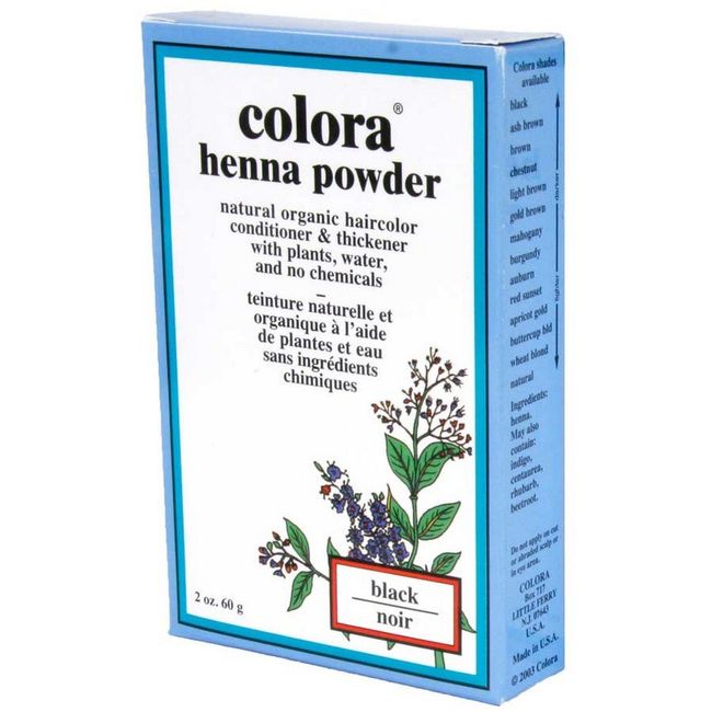 Colora Henna Powder, Black