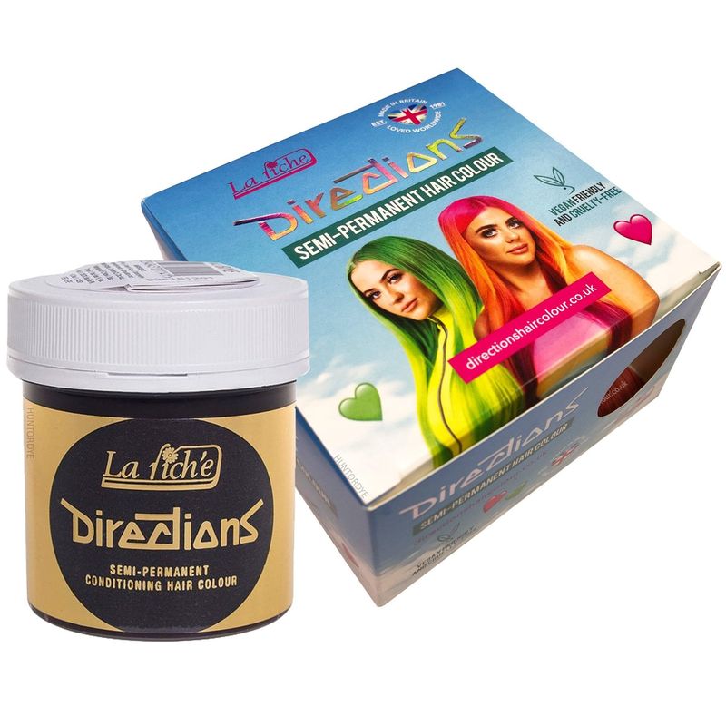 4 X La Riche Directions Semi-Permanent Hair Color 88ml Tubs - Rubine ...