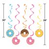 Creative Converting - 324238 Creative Converting Donut Party Dizzy Danglers, Multisizes, Multicolor