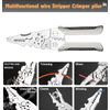 Multifunctional Wire Stripper and Cable Cutter - Automatic Stripping and Cutting Pliers Tool for Electrical Work