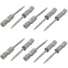 Sourcingmap 1/4" Quick Change Shank 1.5mm Magnetic Hex Screwdriver Bits 50mm Length 10pcs