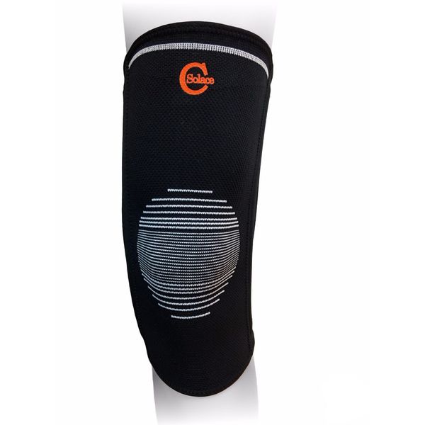 Solace Care Elastic Knee Support with Stays - Provides Adjustable Compression (XL)