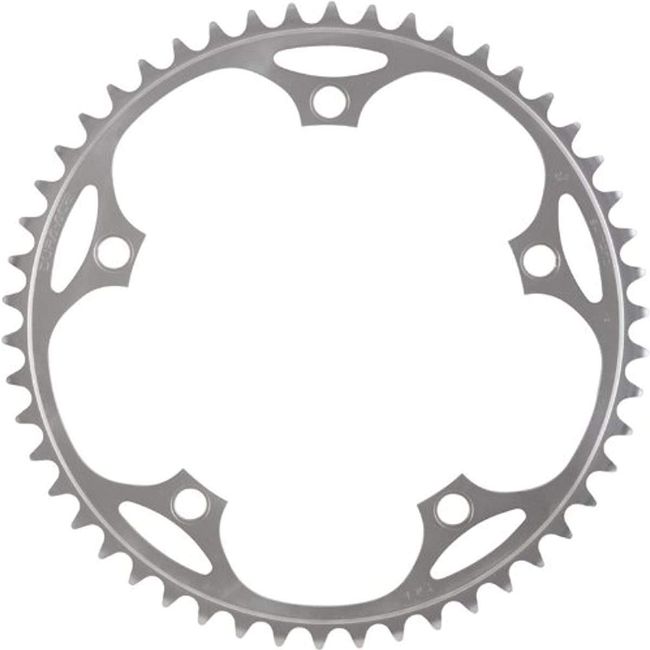 2013 Shimano FC-7710 Dura Ace 1/2 x 1/8 inch Chainring Silver 49t