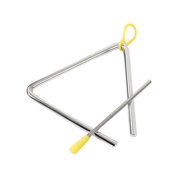 Triangel Musikinstrument, Triangel Percussion, Dreieck Instrument, Musikalisches Dreiecksinstrument mit Schlägel, Triangle Percussion Instrument Musikalisches Lehrmittel für Früherziehung, 6 Zoll