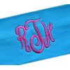 Funny Girl Designs Personalized Monogrammed Script Initial Cotton Stretch Headband
