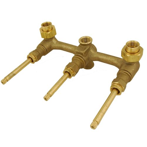 3-Handle Tub & Shower Rough-In Valve,Compatible/Replacement for Price Pfister Type 910-374, 910-385 Made By Plumb USA