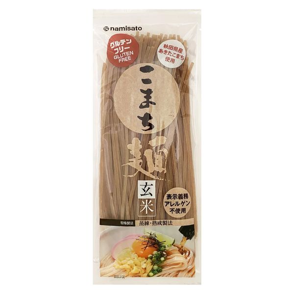 Hari Komachi Noodles, Brown Rice, 8.8 oz (250 g) x 10 Bags, Gluten-Free Rice Udon, Made with Akita Komachi Prefecture, Brown Rice Noodles