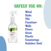 Easy Oxy  Daily Cleaner Granite Marble Tile & Other Surfaces & 2 Microfibers