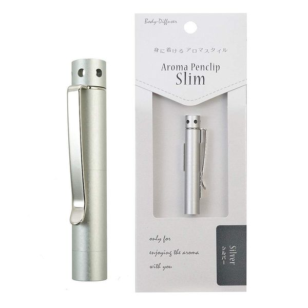 Body-Diffuser Aroma Pen Clip SV Silver 1 Piece (x1)