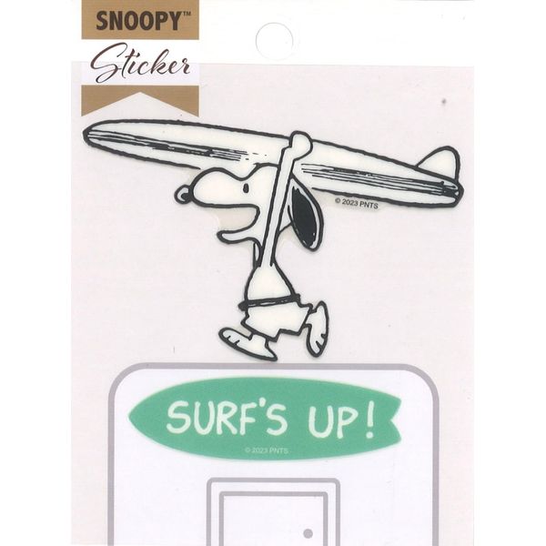 S&C Corporation Snoopy Switch Sticker Surf PKS311