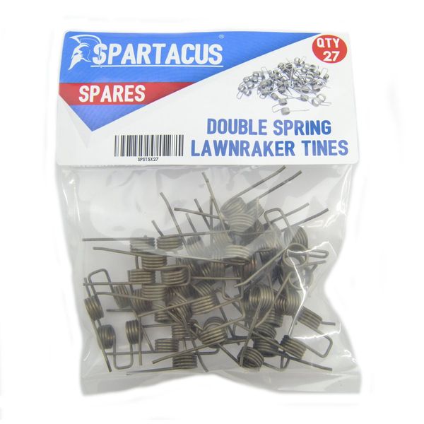 Spartacus 27 x Replacement Lawn Raker Scarifier Tines Tynes For Titan TTB428GDO