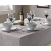 Select Tablecloth Tablecloth, Polyester, Silver, 180 x 135 cm
