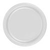 24 Plates 7" Paper Dessert Plates Wax Coated - White