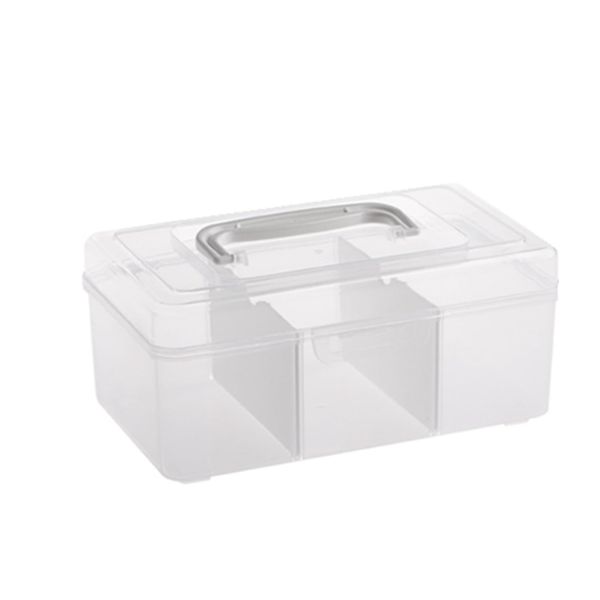 First Aid Kit, Medicine Box, Transparent, Small, Compact, First Aid Box, Medical Box, Dample, Pill Case, Multi-functional Storage Case, Small Items, Storage Box, First Aid, Emergency, Portable, Convenient, Removable, Business Trips, Prepare Medicine