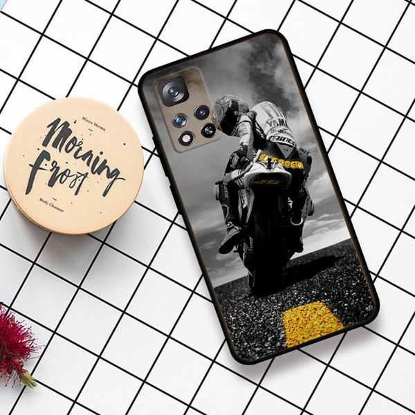 Calf Stretching Board Motocross Motorcycle Black Phone Case For Xiaomi Redmi Note 11 10 12 Pro 9S 9 10S 8 7 8T K40 9A 9C 9T Phone Case Bumper Cover, [21] Redmi 8, [06] B06