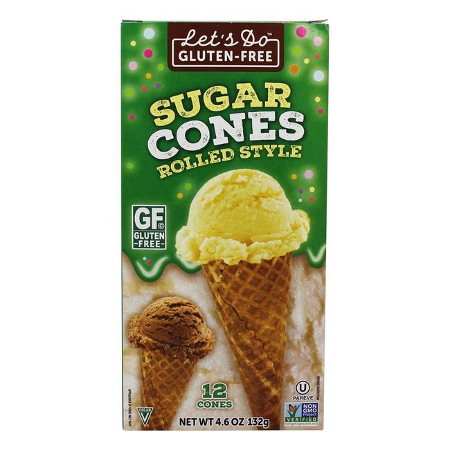 Edward & Sons Let's Do Gluten Free Sugar Cones - 4.6 oz box