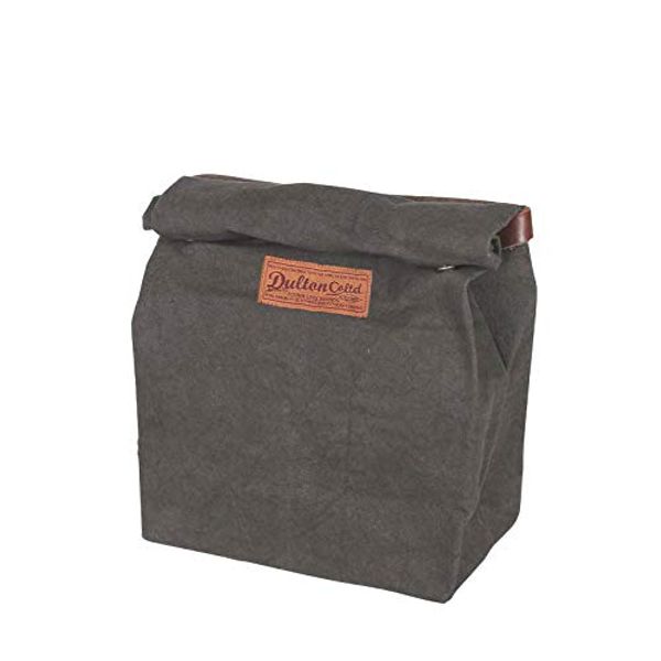 Dulton Y959-1265OV Waxed Canvas Lunch Bag, Olive Lunch Bag, Keeps You Like Carrying, Cold Bag, Bento Box, Height 15.0 inches (380 mm), Width 9.4 inches (240 mm), Depth 5.5 inches (140 mm)