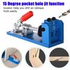 Pocket Hole Jig Kit Woodworking Drill Joinery Screw Angle Tool Carpentry Jig Bit