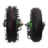 8 inch Heavy Duty Industrial Rubber Caster Wheels,4 Pack Rubber Inflatable