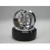 SDW – 2503 Hayashi Street CR Chrome Silver Offset 5 Drift Wheel