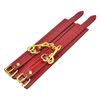 Bound to Please Red Wrist Cuffs