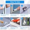 Window Screen Repair Kit Spline Roller and Installer Clips for Mesh Screens