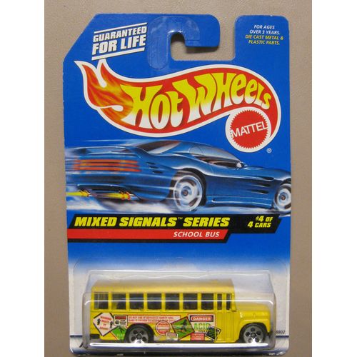 Hotwheels School Bus-Mixed Signals Series #4-4 #736