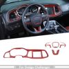??Dash Panel Instrument Cover & Steering Wheel Trim for Dodge Challenger 2015-23