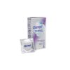 Durex Invisible Extra Lube Kondome, Reguläre Passform, 8 Stück