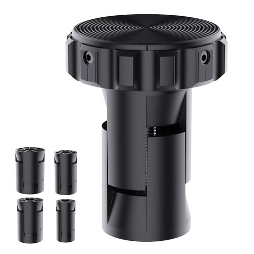 AirTag Bike Mount Hidden in Fork - Waterproof Anti-Theft Airtag Holder for Bicycle Frame Tubes (Fits 21-30mm/0.82-1.18in) w/Tools, Durable ABS & Steel, for Apple Tracker Mount, Stealth &Ultra-Secure