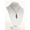 Crystal Pendant Necklace Siberian Quartz Etheric Weaver® Pyramid Cut Crystal Pendant Healing Tool with Magnets and Gold Filled Copper Wire to be Worn at The Heart Center