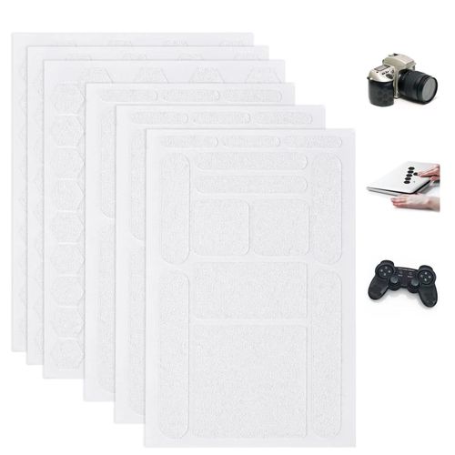 Hasefam 5 Pieces Phone Grip Tape, Finger Grip Stickers Decal Non Slip Kit Adhesive Traction for Cell Phone Cases Mouse Laptop Tablet Tools (5Pieces Clear)