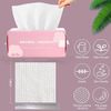 Disposable Face Towel Face Cloths for Washing Soft Cotton Dry Wipes Facial Cloths Towelettes for Washing and Drying, 100 Count Facial Tissue for Cleansing, Skincare and Makeup Remover