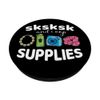 SKSKSK Supplies - Puka Shell Water Bottle Camera Scrunchie PopSockets Swappable PopGrip