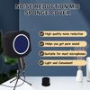 Piwerod Microphone Isolation Shield Fit for Record Studios, Suit for 1.77-2.36 inch Mic