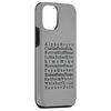 iPhone 15 International Phonetic Alphabet Aviation and Military Code Case