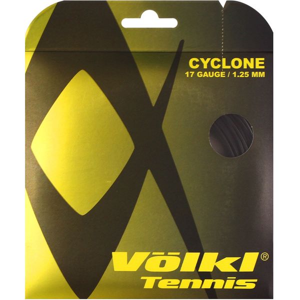 Völkl Cyclone Tennis String Set-19G-Black