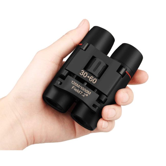 30x60 Binoculars for Adults Compact, Mini Binoculars for Adults Kids Bird Watching Hiking Wildlife Hunting Portable Pocket Size Fogproof Waterproof Binoculars Telescope for Travelling