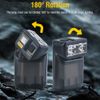 Magnetic Rechargeable COB LED RED Work Light Lamp Flashlight Folding Torch