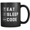 Fernik Farna Gift for Coder Gift Coder Mug Programmer Gift Programmer Mug Software Engineer Gift for Software Engineer Mug Eat Sleep Code Mug 84394